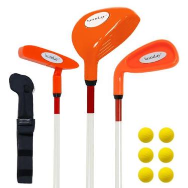 Imagem de Conjunto de clubes de golfe para crianças Konday Kids de 3 a 7 anos co