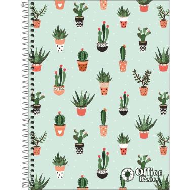 Imagem de Caderno Office Basics Capa Dura Universitário 15 Matérias 240 Folhas - Sortido