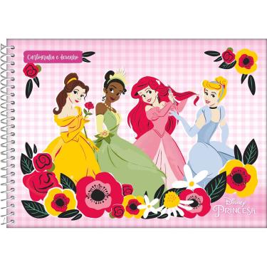 Imagem de Caderno espiral cart princesas school basics