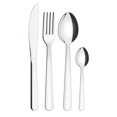 Imagem de Faqueiro Tramontina Malibu em Aço Inox Liso 24 Peças Tramontina