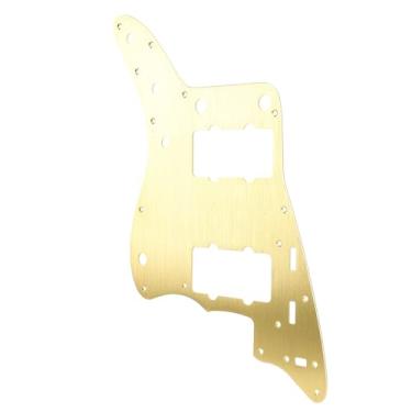 Imagem de Generic Placa de Arranhão de Guitarra, Guitarra Guitar Guards Placa de Arranhão Alumínio Alumínio Puro Escudo de Folha de para Desempenho (Ouro)