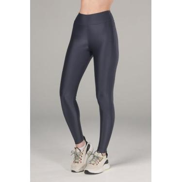 Imagem de Mulher Elástica Sport Legging Karen Para Treino Grafite, M, Grafite