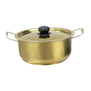 Imagem de Ｂｅｓｇａ Panela de Ramen Coreana, Utensílios de Cozinha para Frutos do Mar, Panela de Ramyun para Macarrão, para Restaurante, Caminhada, Sopa, Macarrão, Curry, 18cm