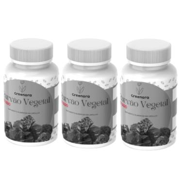Imagem de Carvão Vegetal - 60 Unidades -Greenora (Kit 3)