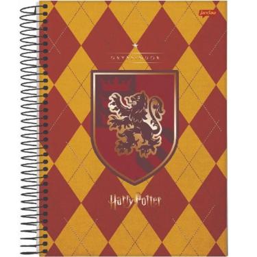 Imagem de Caderno Espiral Universitário 10 Matérias 200f Harry Potter Hogwarts Jandaia Estampa 11