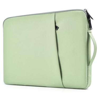 Imagem de CaseBuy Estojo De Transporte Para Laptop 17", Bolsa Acolchoada Viagem Computador Hp 17,3", Envy 17, Dell Inspiron Asus Vivobook Lenovo Ideapad, Resistente À Água Com Alça, Verde Menta