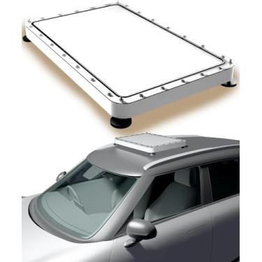 Imagem de Suporte plano baixo perfil Starlink com pés magnéticos, kit de montagem de teto de carro Starlink sem broca para Starlink Gen 2