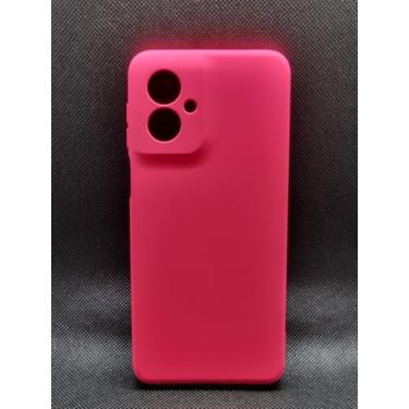 Imagem de Capa Silicone Aveludada Moto G55 (Pink)
