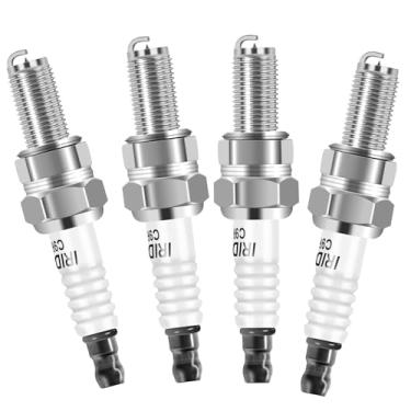 Imagem de STZJAYE Pacote com 4 velas de ignição Iridium 3521 compatíveis com Ranger/RZR 900XP para RZR 570 para FZ6R para TTR250 para 749 para TC250 para DR350 para RF600 para Z1000 para Daytona 675 para ZZR