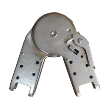 Imagem de Bothyi Conector de junta de dobradiça de escada de degraus, peças de reparo faça você mesmo, montagem simples para marcenaria com parafusos, suporte de aço, Interface de 55x20