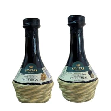 Imagem de Kit Azeite Trufa Branca e Trufa Negra Palha Savitar 250 ML