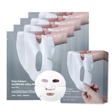 Imagem de Máscara noturna ONMYLOVIN Deep Collagen Anti Rugas, pacote com 4