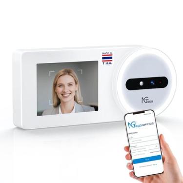 Imagem de Relógio de ponto NGTeco TC5 com reconhecimento facial WiFi baseado em 