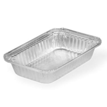 Imagem de Bandeja marmitex aluminio retangular 750ml c/100 life clean