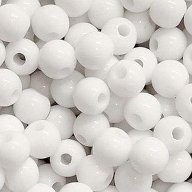 Imagem de BOLINHA DE RESINA Nº 08 (20 G) - LADEIRA BIJUTERIAS, BRANCO