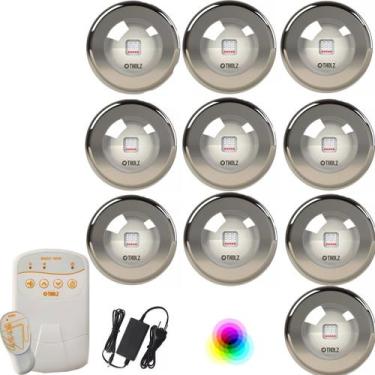 Imagem de KIT PDX1410n 10 LED PREMIUM INOX 316 10W RGB Piscina Tholz