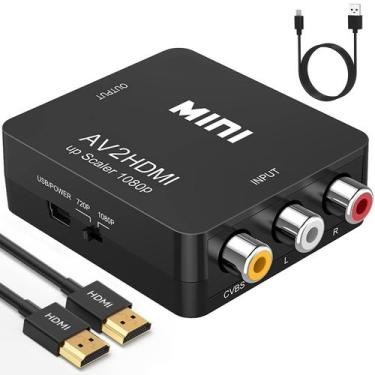 Imagem de Conversor ABLEWE RCA para vídeo HDMI 1080P Mini Composite CVBS