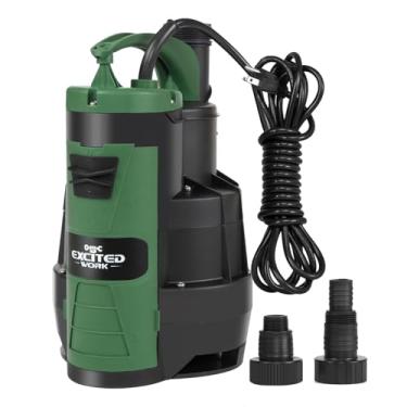 Imagem de LAZYLAND Bomba De Depósito, Submersível 1 Hp E 3500 Gph Para Água Limpa/Suja Com Interruptor Flutuação Integrado Alça Irrigação Piscina, Lago, Jardim, Adega Inundada Aquário (Verde)