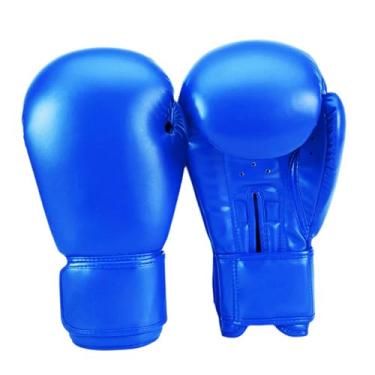 Imagem de kowaku Luvas de boxe para adultos pulsos respiráveis ​​e almofadas de proteção de saco de foco para foco para treinar luta de esportes adultos, Azul