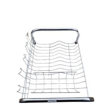 Imagem de ESCORREDOR DE LOUÇA AÇO CROMADO 32,5x15,5x41CM 1/740 - BRAVINOX