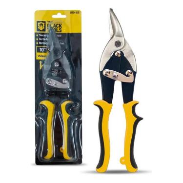 Imagem de 2X Tesoura Para Corte Chapa Calhas Direito The Black Tools