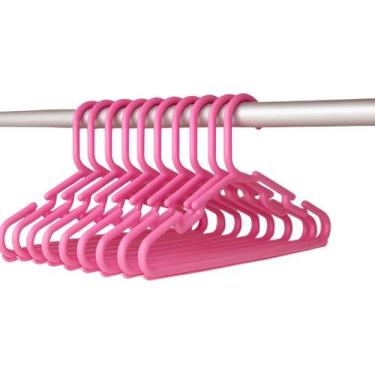 Imagem de Kit com 28 Cabides Coloridos - Pendurador de Roupas - Adulto - Cabides