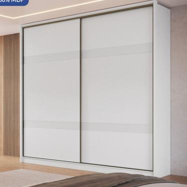 Imagem de Guarda Roupa Casal 2 Portas de Correr Coliseu Móveis Castro