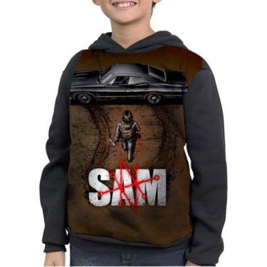Imagem de Casaco Moletom Infantil Sam Winchester Série Supernatural - smoke, Pre
