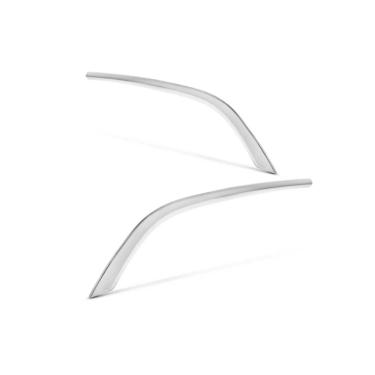 Imagem de Aplique Cromado Moldura Superior Farol Auxiliar Milha Onix 12/16 Prisma 13/16 Par