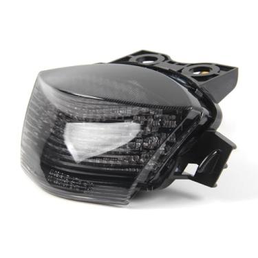 Imagem de Lanterna traseira de LED fumê Arashi para Kawasaki Ninja 650R 2006-2007, ER6 ER-6 2006-2008, luz traseira de freio de seta, acessórios de substituição integrados para motocicleta