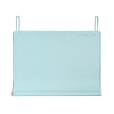 Imagem de The Table Tyke Jogo americano de silicone para bebês Table Tyke XL com amortecedor de borda de dentição – Tapete de mesa infantil à prova d'água para comer, livre de BPA, lavável na lava-louças (azul