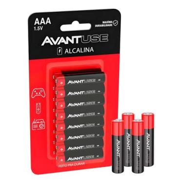 Imagem de Kit 16, 24, 32, 48 ou 128 Pilhas Alcalina Palito AAA 1.5v Avant Use, 1