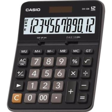Imagem de Calculadora de Mesa Casio DX-12B 12 Dígitos Preta