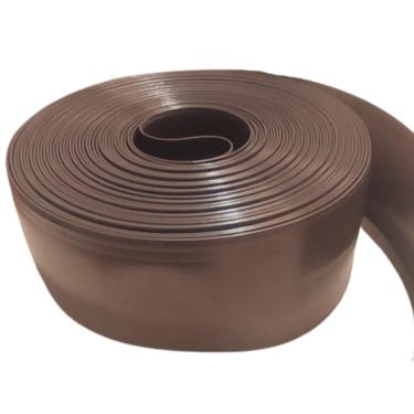 Imagem de Limitador Separador de Grama Jardim Casa Pedra Alambrado Portão 3, 5 ou 10 metros ((5 metros),Marrom)