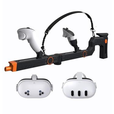 Imagem de VR Gun Stock for Meta Quest 3 & Quest 3S, Durable Mechanical Design, Precision Angle Adjustment Gunstock for Oculus Quest 3 Enhancing Realistic VR Experience Perfect Gift for FPS Gamers