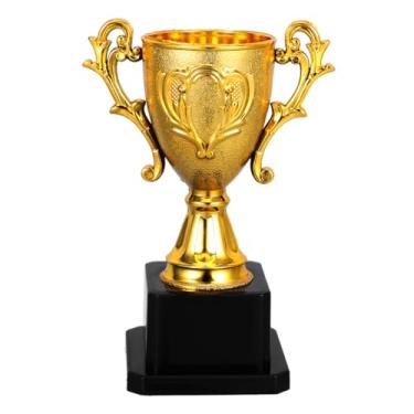 Imagem de DOITOOL Troféu de Prêmio de Plástico para Crianças, Taça Golden Winner de 14 cm com Base, Ideal para Competições Escolares, Eventos Esportivos e Recompensas