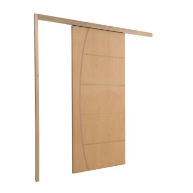 Imagem de Porta De Correr P- Verniz Frisada Belissima 210x80