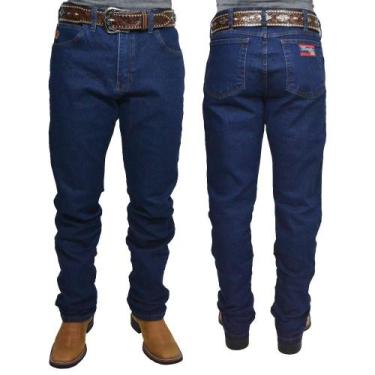 Imagem de Calca Jeans Masculina Wrangler 20x Original Azul Escuro, 44, Azul