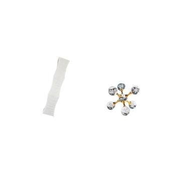 Imagem de Fenteer Abajur de Chão em Formato de Esfera com Bolhas, Decoração Moderna para Sala de Estar, Luminária de Chão com Cúpula E Escultura Decorativa para Mesa, E