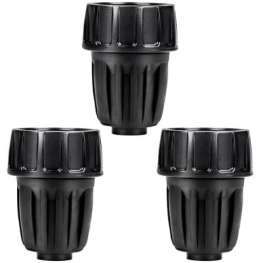 Imagem de Adaptador de tubo de irrigação por gotejamento de 1/2 polegada, 3 peças de 3/10.2 cm a 1/5.1 cm acessórios adaptadores de mangueira de torneira de gotejamento, conector de torneira de 0,9 cm para