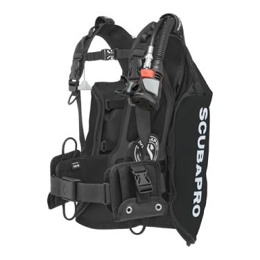 Imagem de SCUBAPRO Navigator Lite Back Inflado BCD de Mergulho com Regulador de Inflação Air2 para Mergulho Recreativo, Médio - 2GG, Preto