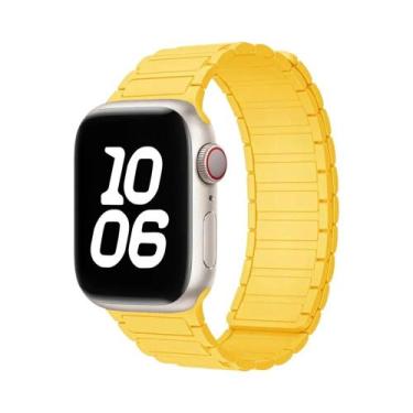 Imagem de Pulseira Magnética De Silicone De 49mm 46mm 42mm 40mm 41mm 44mm 45mm P
