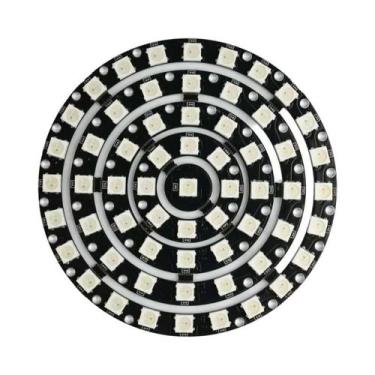 Imagem de Anel De Luz LED RGB WS2812B 5050 Com Drivers Integrados Para Arduino R