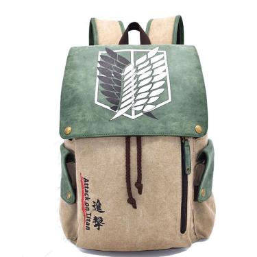 Imagem de Mochila escolar Attack on Titan Anime para crianças