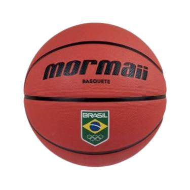 Imagem de Bola Mormaii de Basquete BK 300 COB Unissex - laranja e Preto-Unissex