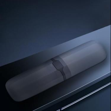 Imagem de Estojo portátil para escova de dentes de viagem, suporte para escova de dentes de banheiro com capa para casa, negócios, acampamento, escola