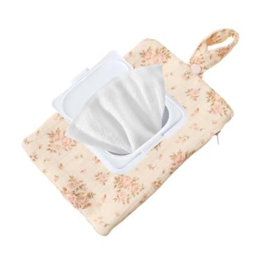 Imagem de Mochila De Fraldas Com Dispensador De Toalhitas | Fraldas Recarregável com Cordão - Dispensador Toalhitas Portátil | Para Campismo Viagem Exterior Banheiro Berçário Casa Carrinho Bebé Sanitário