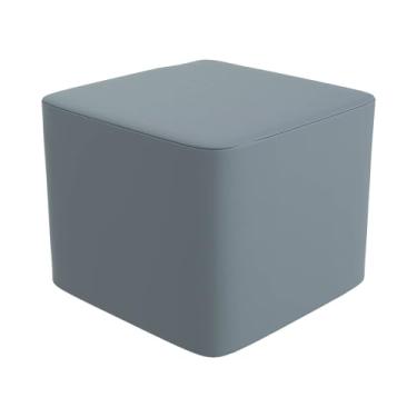 Imagem de Children's Factory FlexCube versátil 3 em 1, cadeiras infantis mistas, sofás, pufes e cubos de canto, cheio de espuma e resistente à água, assento flexível para sala de aula, otomano azul neblina
