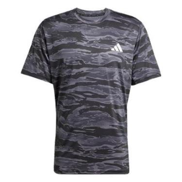 Imagem de Camiseta Adidas Train Essentials Camo AOP Masculina-Masculino