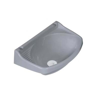 Imagem de Lavatório Plástico Válvula Pequeno Cinza – Metasul
